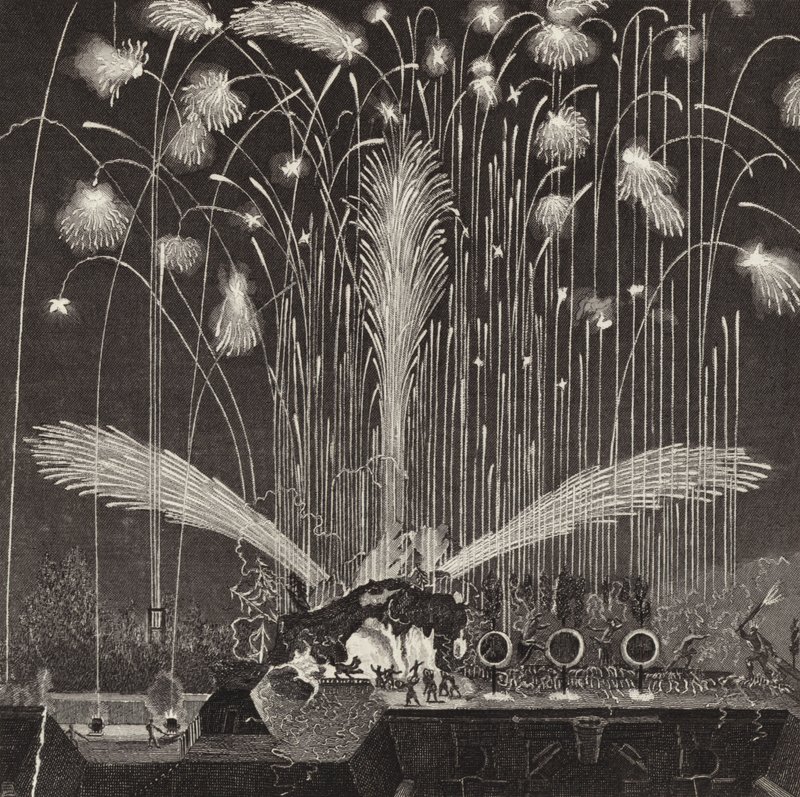Feuerwerk von German School