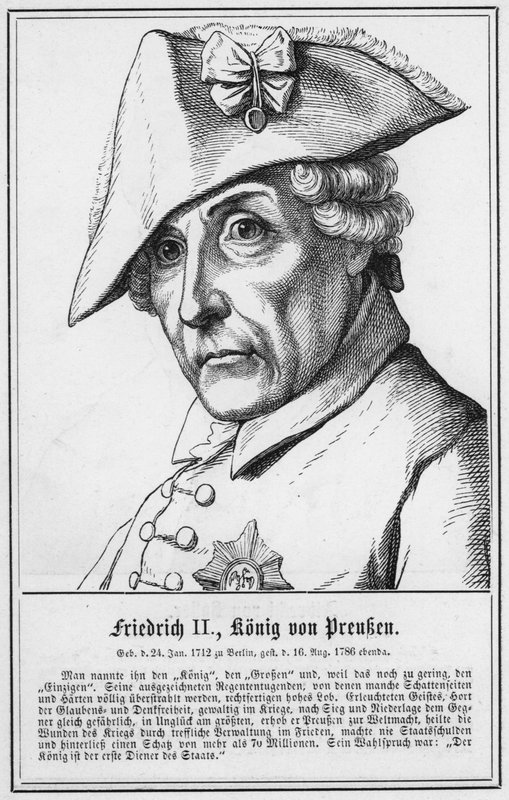Friedrich II, König von Preußen von German School