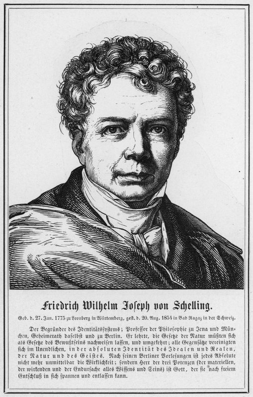 Friedrich Wilhelm Joseph von Schelling (Gravur) von German School