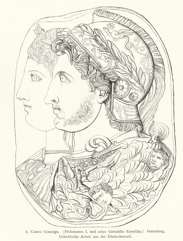 Gonzaga-Kamee, antikes griechisches graviertes Juwel von German School