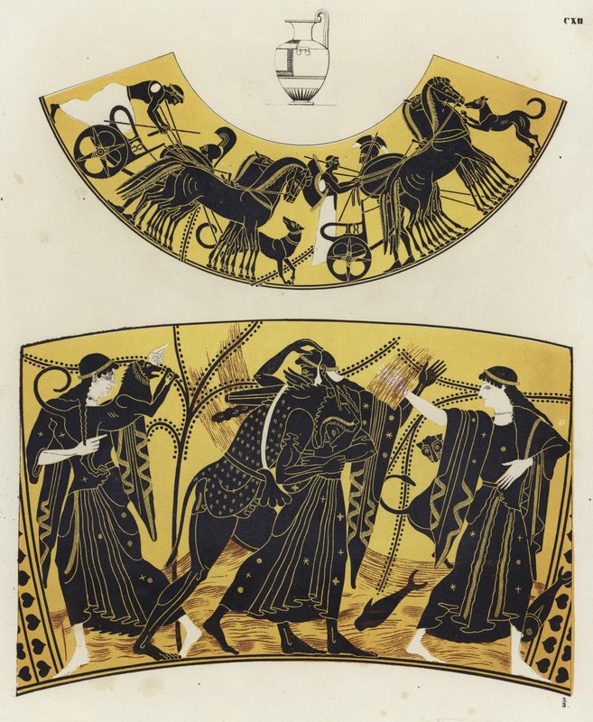 Griechische Vasenmalerei von German School