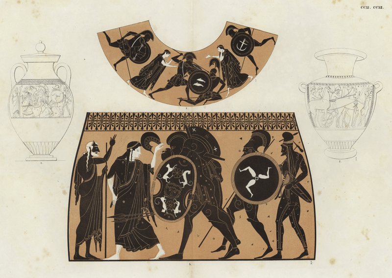 Griechische Vasenmalerei von German School
