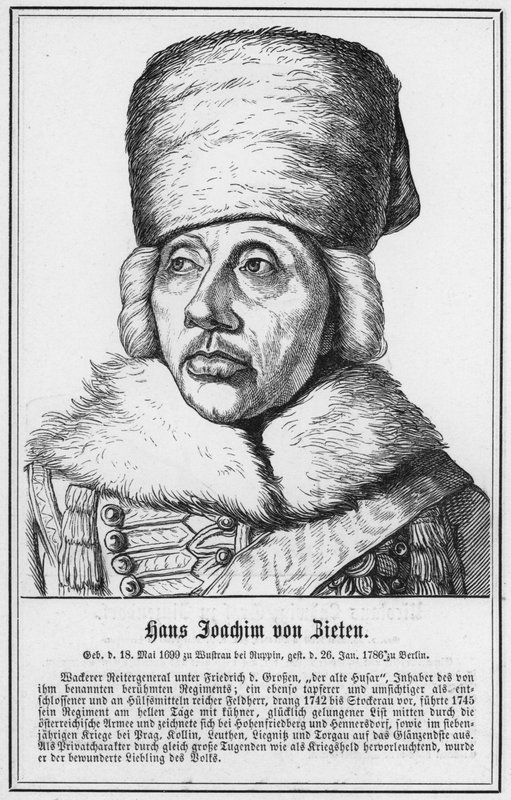 Hans Joachim von Zieten von German School