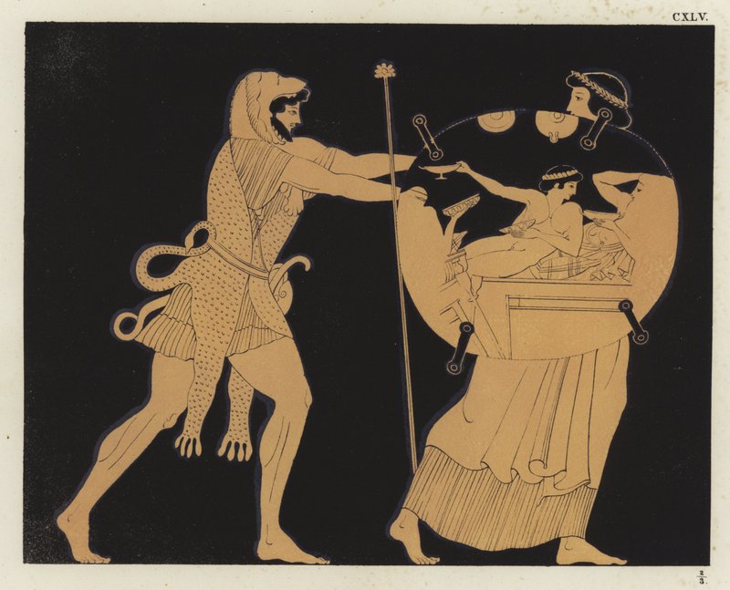 Herkules und Athena von German School