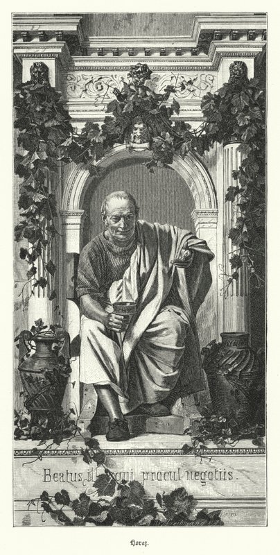 Horaz, römischer Dichter von German School