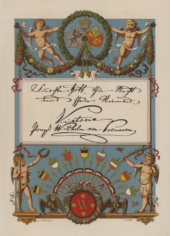 Illustration aus Tochter-Album von German School