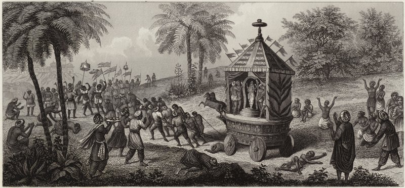 Indische Prozession von German School