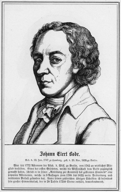 Johann Elert Bode (Gravur) von German School