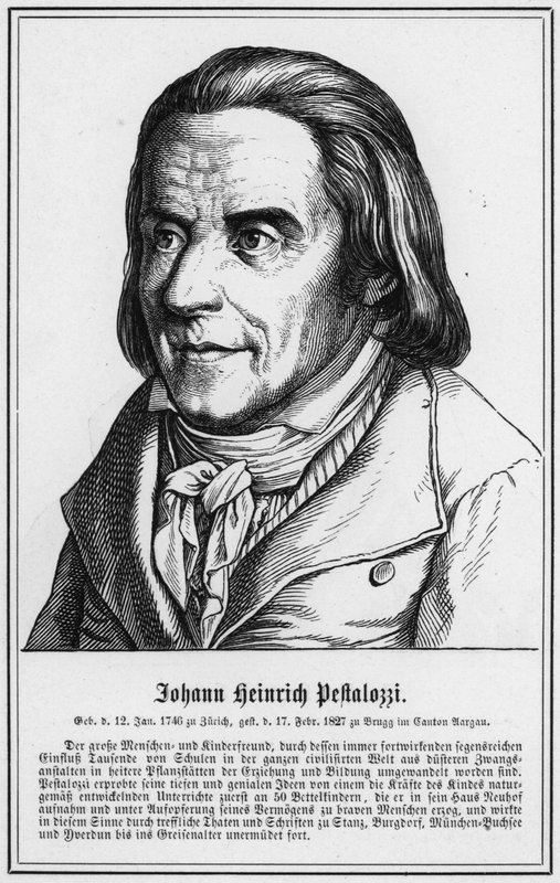 Johann Heinrich Pestalozzi von German School