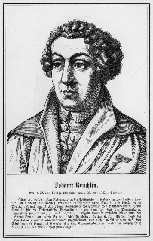 Johann Reuchlin von German School