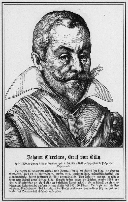 Johann Tserclaes, Graf von Tilly von German School