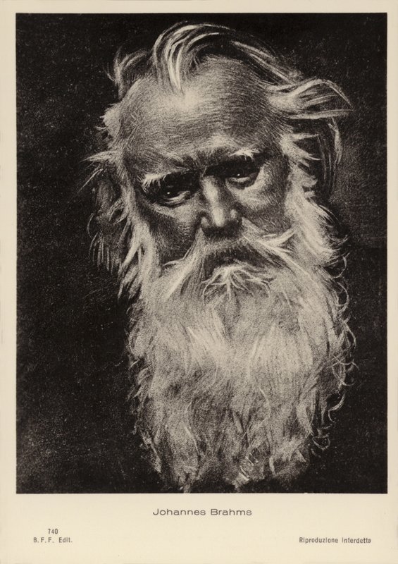 Johannes Brahms von German School