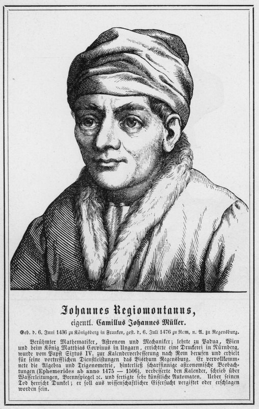 Johannes Regiomontanus von German School