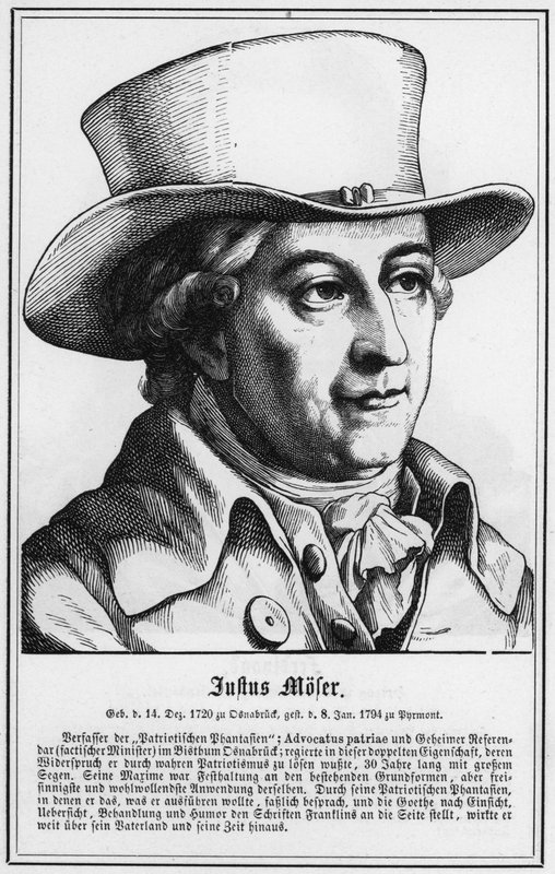 Justus Möser von German School