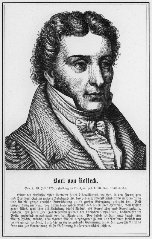 Karl von Rotteck von German School