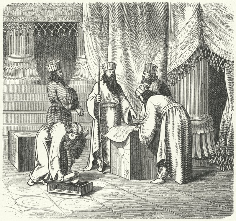 Magier, persische zoroastrische Priester (Stich) von German School