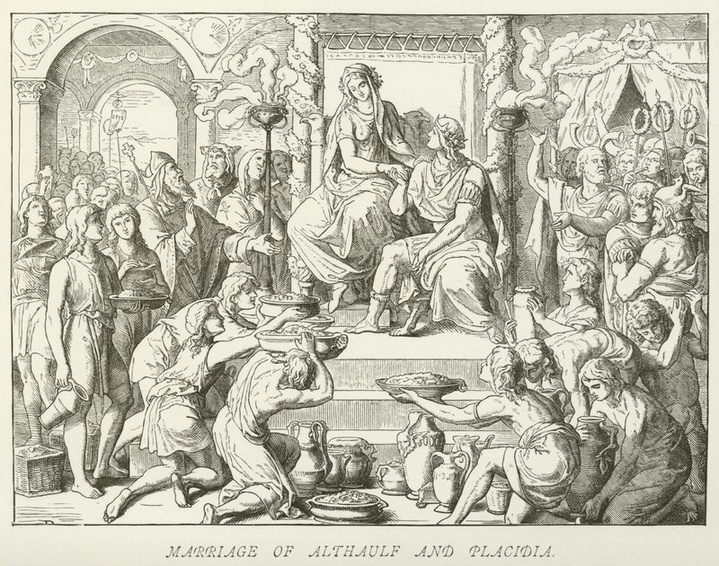Hochzeit von Althaulf und Placidia von German School