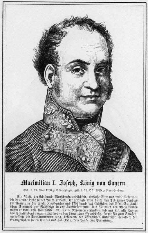 Maximilian I. Joseph, König von Bayern von German School
