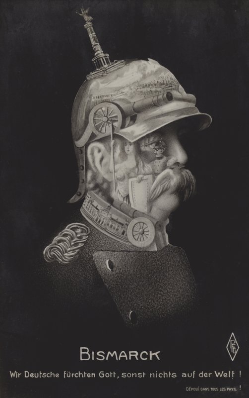 Otto von Bismarck, deutscher Staatsmann von German School