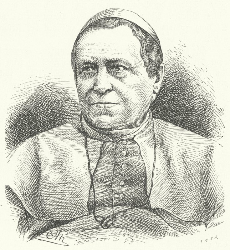 Papst Pius IX. (Stich) von German School