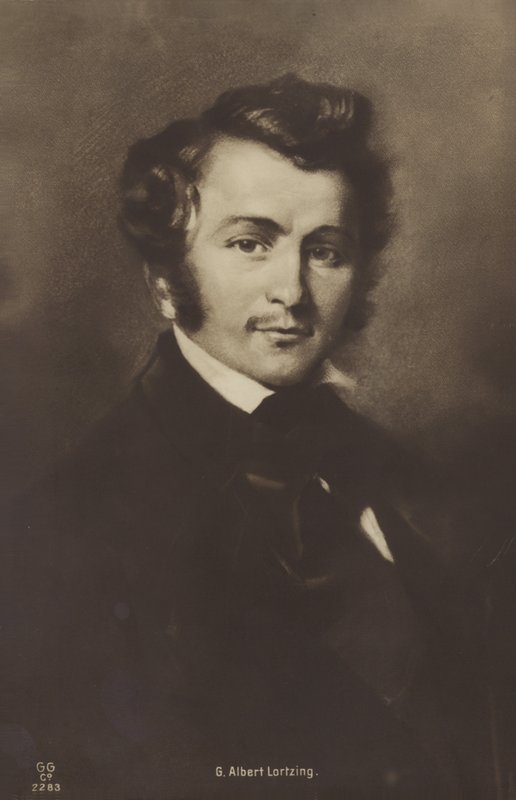 Porträt von Albert Lortzing von German School