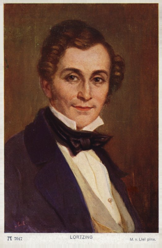 Porträt von Albert Lortzing von German School