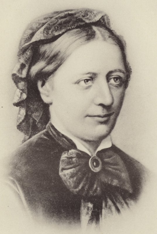 Porträt von Clara Schumann von German School