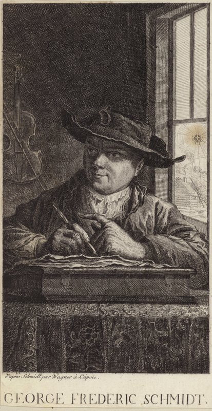 Porträt von George Frederic Schmidt von German School