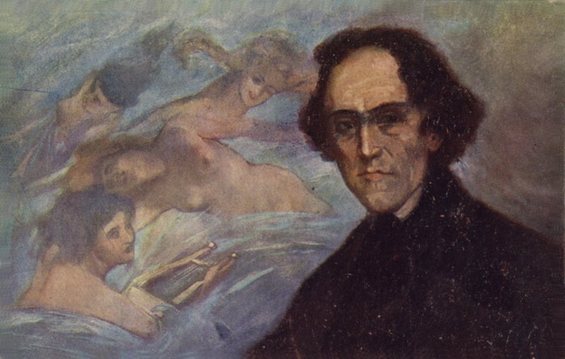 Porträt von Giacomo Meyerbeer von German School