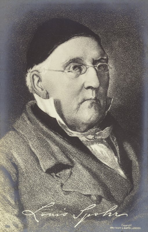 Porträt von Louis Spohr von German School