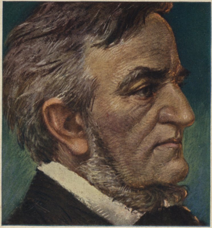 Porträt von Richard Wagner von German School