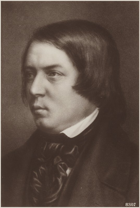 Porträt von Robert Schumann von German School