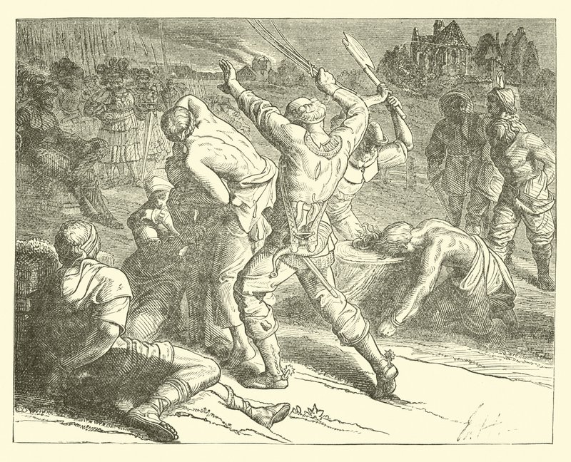 Bestrafung der Mitglieder von Armer Konrad von German School