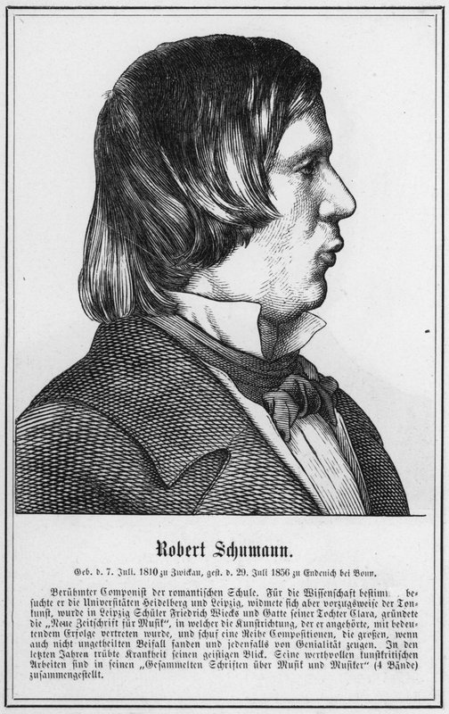 Robert Schumann (Stich) von German School