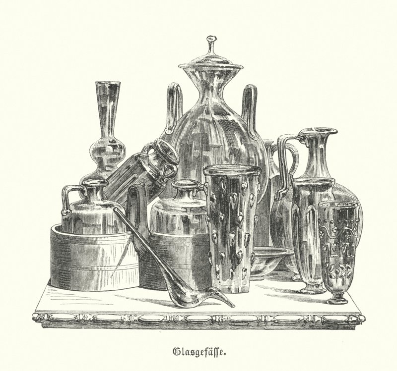 Römisches Glas von German School