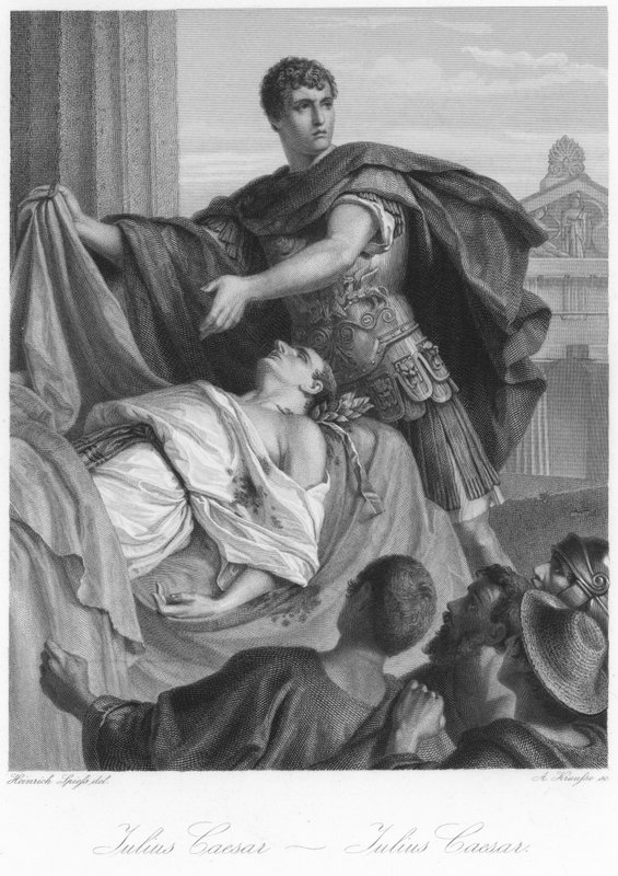 Szene aus Julius Caesar von German School