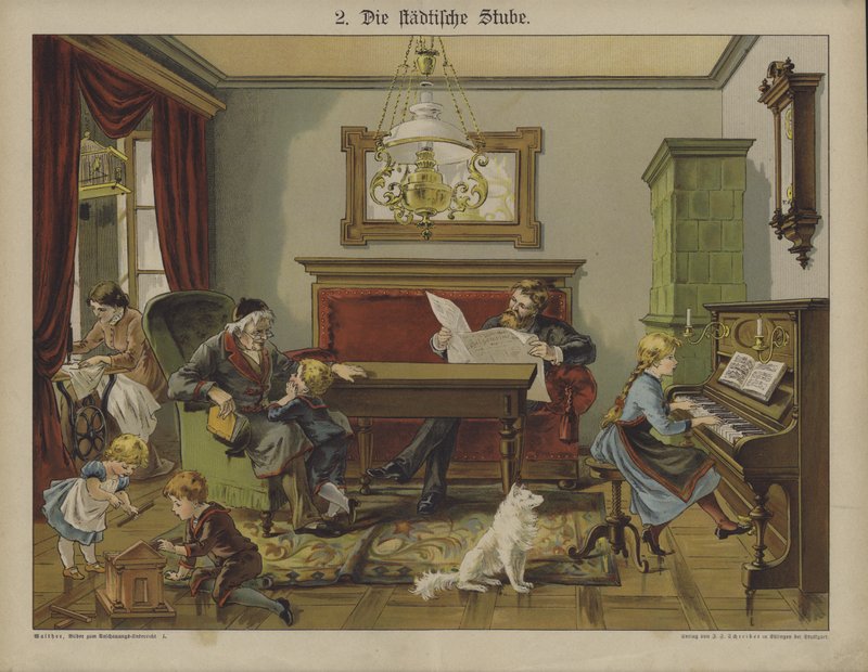 Wohnzimmer in der Stadt von German School