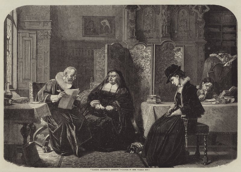 Beratung der Meinung des Anwalts von German School