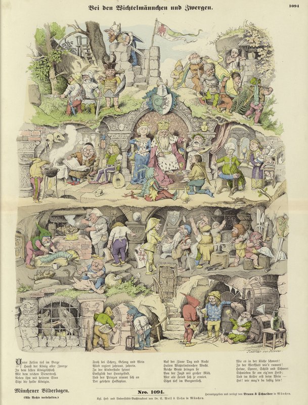 Die Elfen und Zwerge von German School
