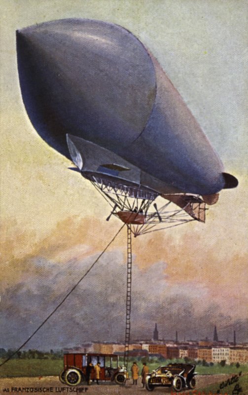 Das französische Luftschiff von German School