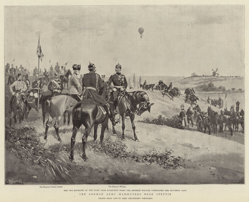 Die deutschen Armeemanöver bei Stettin von German School