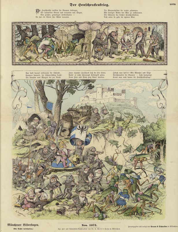 Krieg zwischen Gnomen und Heuschrecken von German School
