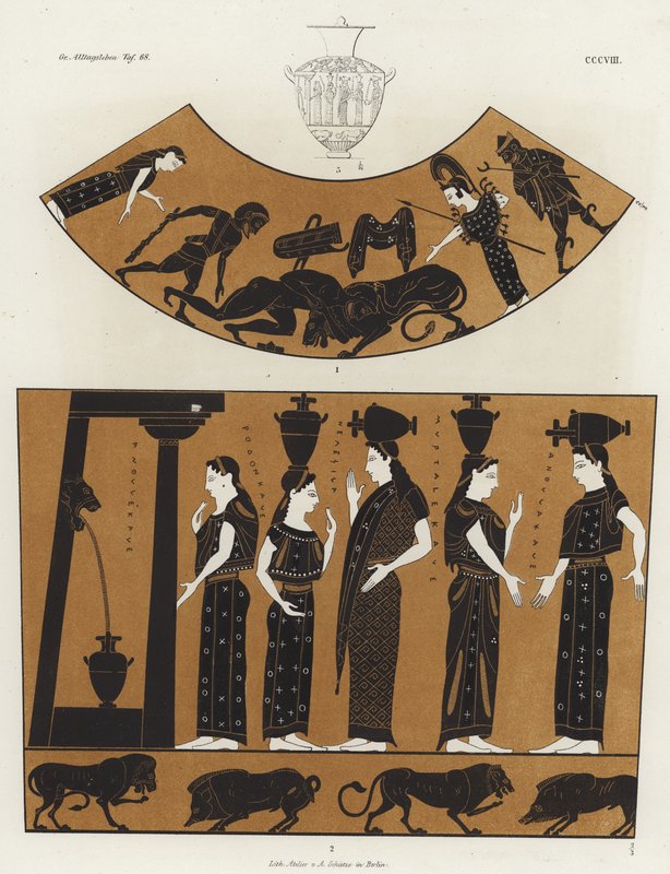 Frauen tragen Hydria von German School