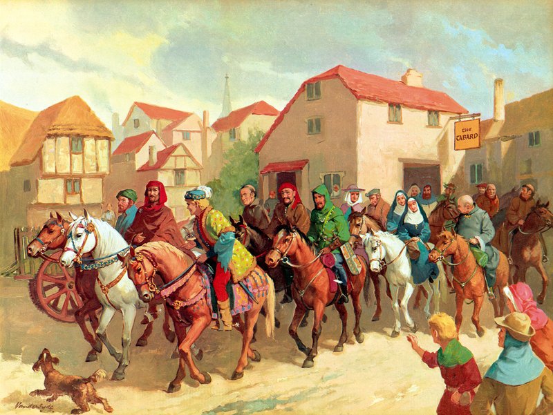 Chaucers Pilger von Gerritt Vandersyde
