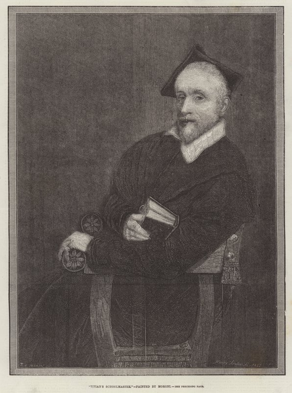 Tizians Schulmeister von Giovanni Battista Moroni