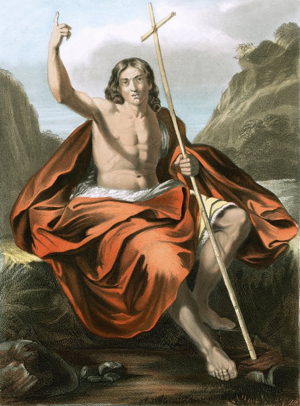 Johannes der Täufer von Giovanni Francesco Barbieri