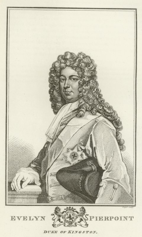 Evelyn Pierpoint, Herzog von Kingston von Godfrey Kneller