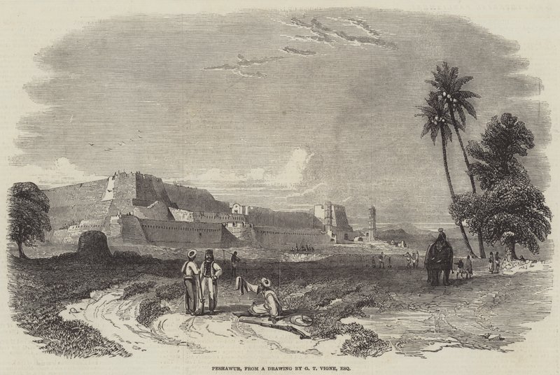 Peshawur von Godfrey Thomas Vigne