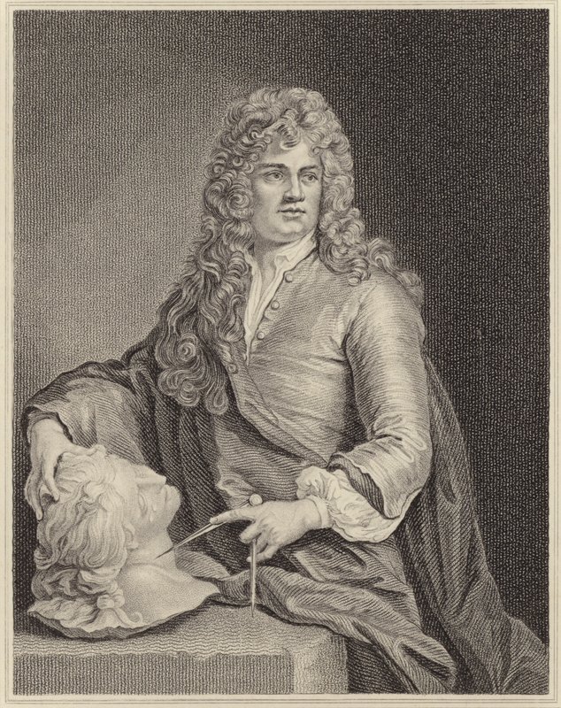 Grinling Gibbons von Godfrey Kneller