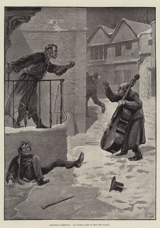Weihnachtsgrüße, Alles kommt zu dem, der wartet von Gordon Frederick Browne